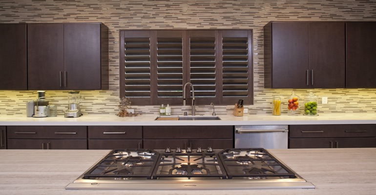 Boston wood shutter kitchen